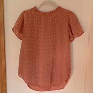 Ann Taylor Loft pink top